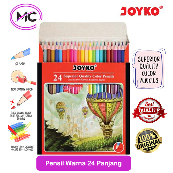 

Pensil Warna Joyko Murah 12 Pencil Colour Menggambar Mewarnai Alat tulis Sekolah Lukis Seni