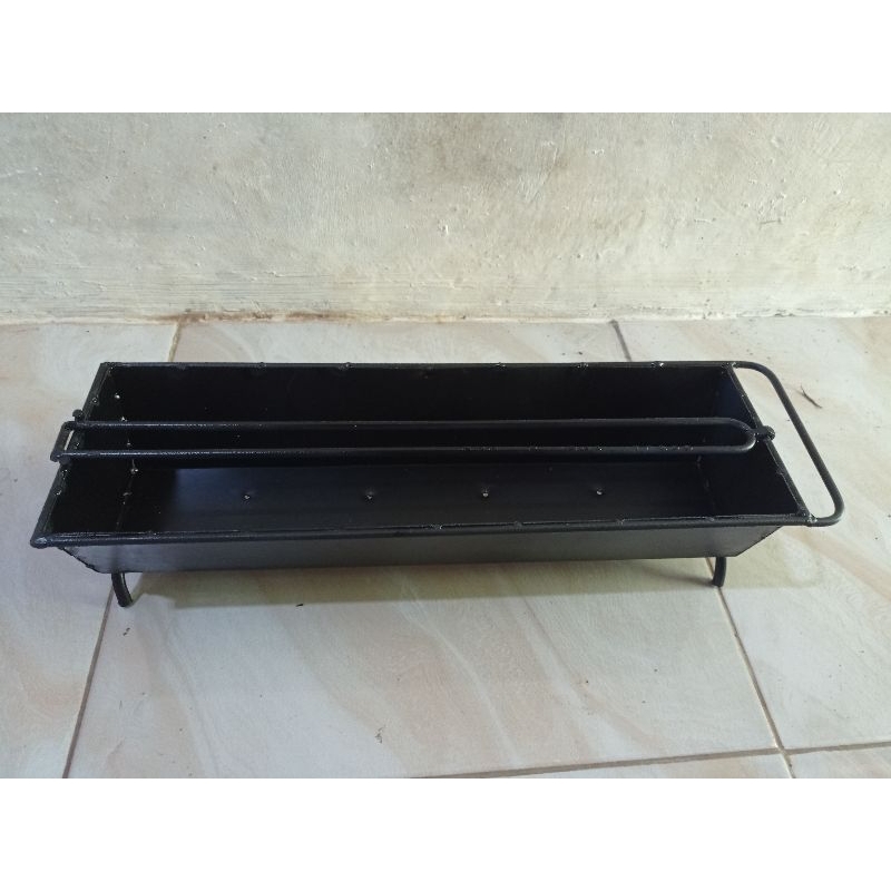 Alat Bakaran Panggangan Sate Jagung Sosis Full Plate Besi Tebal Kuat Berkualitas