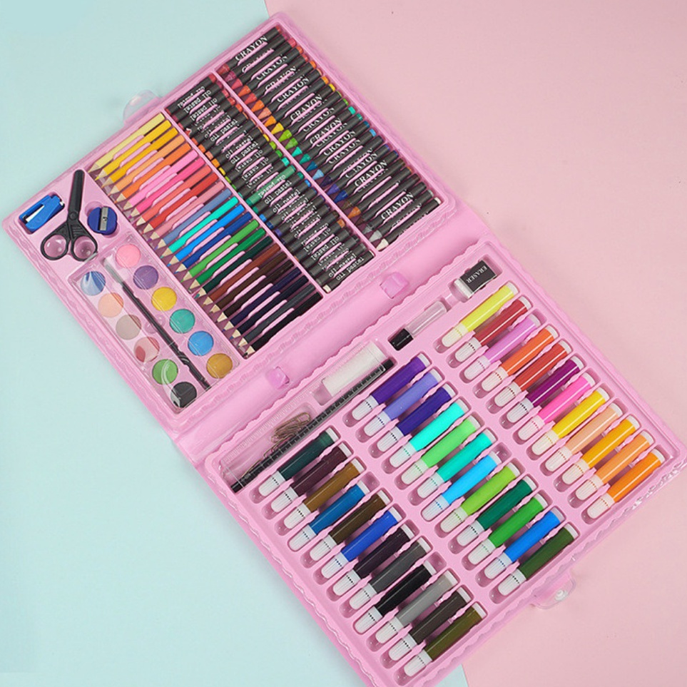 

Revolutionary Alat Lukis Set Lengkap Krayon Pensil Warna 15PCS Crayon Set Menggambar Mewarnai Melukis Anak