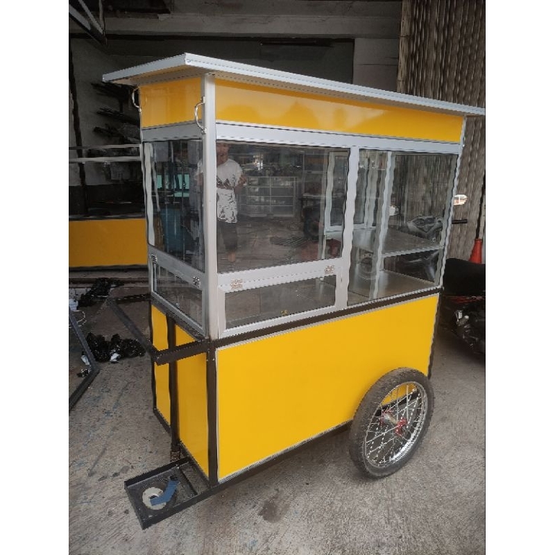 gerobak roda aluminium acp bandung cimahi