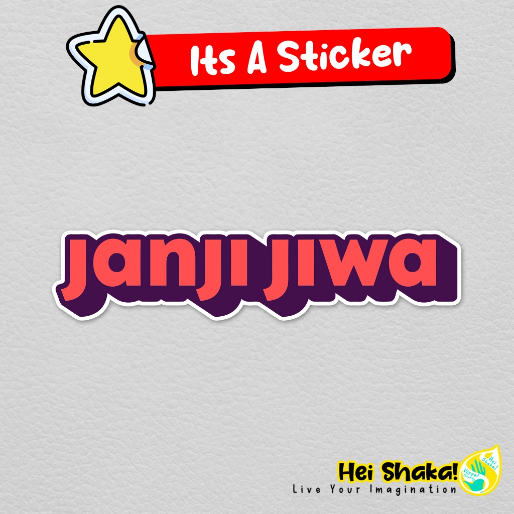 

Stiker Kopi Janji Jiwa Sticker Vinyl Coffee Lovers Janjiw Satuan Bahan Anti Air