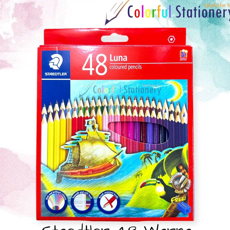 

Promo Pensil Warna Staedtler Luna Panjang Classic 48 Warna