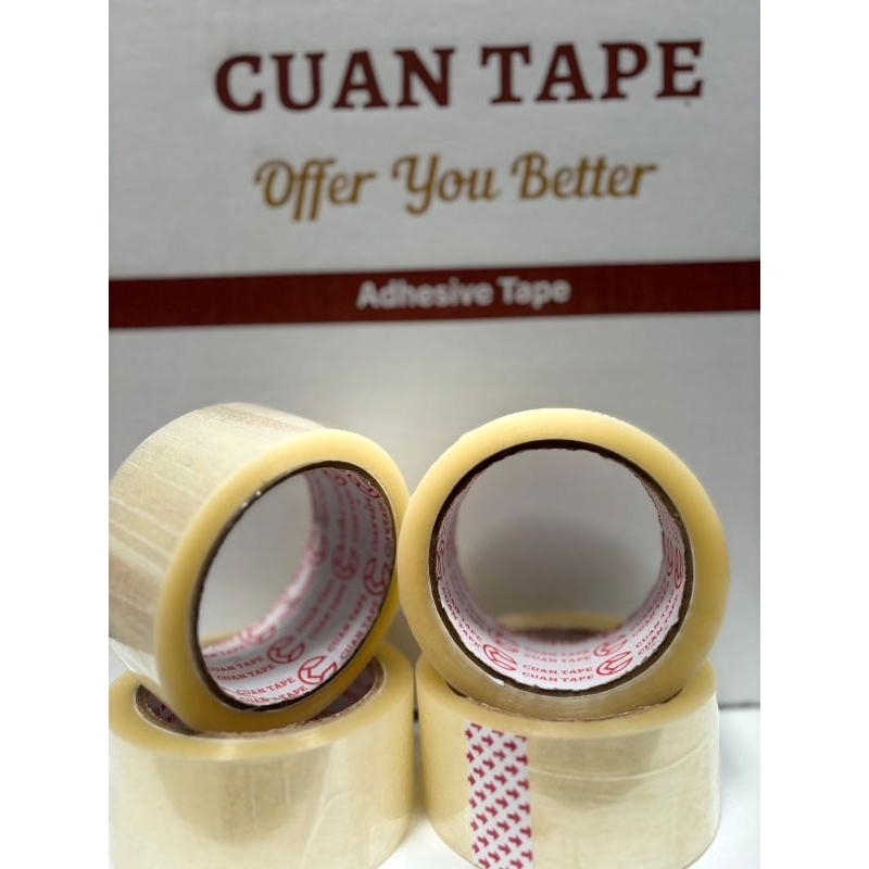 

Promo Murah | Lakban Bening 45mm x 90 Yard | Cuan Tape