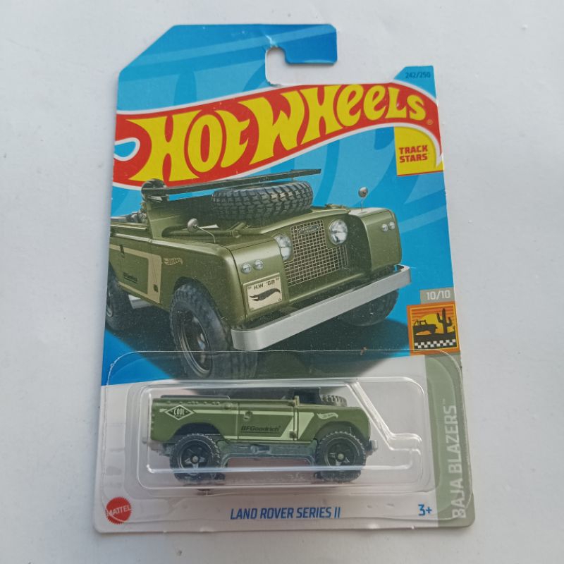 Hot wheels land rover series 2 hijau