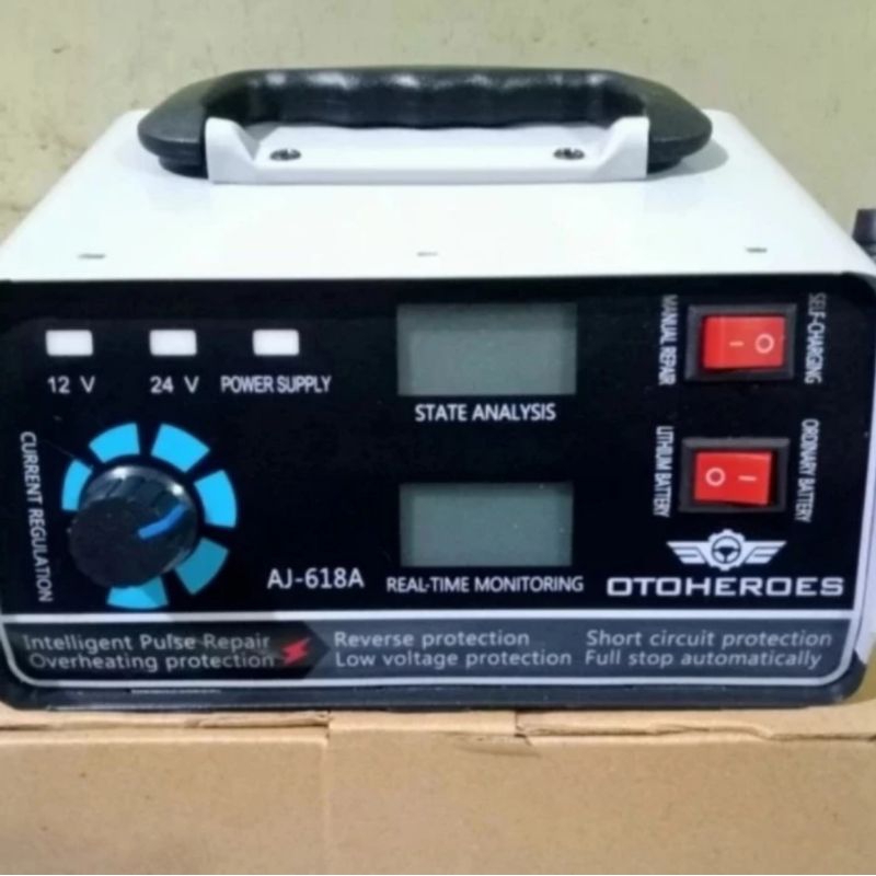 Charger Battery Cas aki AJ-618A 400AH 12V 24V