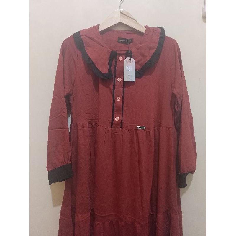 Gamis bata/gamis syar'i/gamis MIDI/midi bata/dress cantik/dress kondangan/