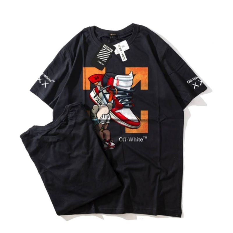 KAOS T-SHIRT OFF-WHITE JUMBO ORIGINAL / KAOS DISTRO