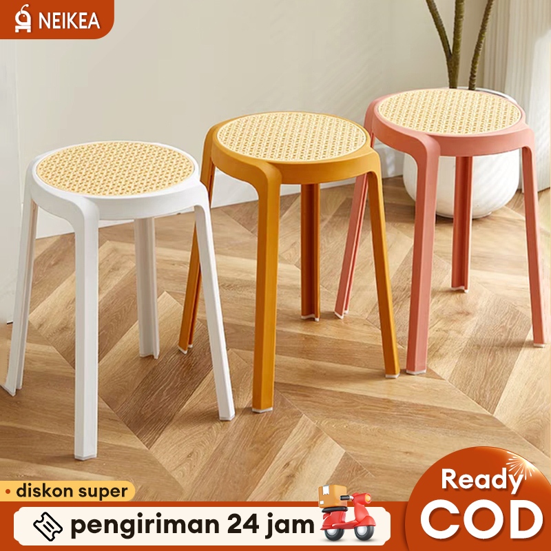 Kursi Bakso Kursi Rotan Kursi Plastik Kursi Baso Rotan Bangku Plastik Bangku Makan Kursi Bulat Minim