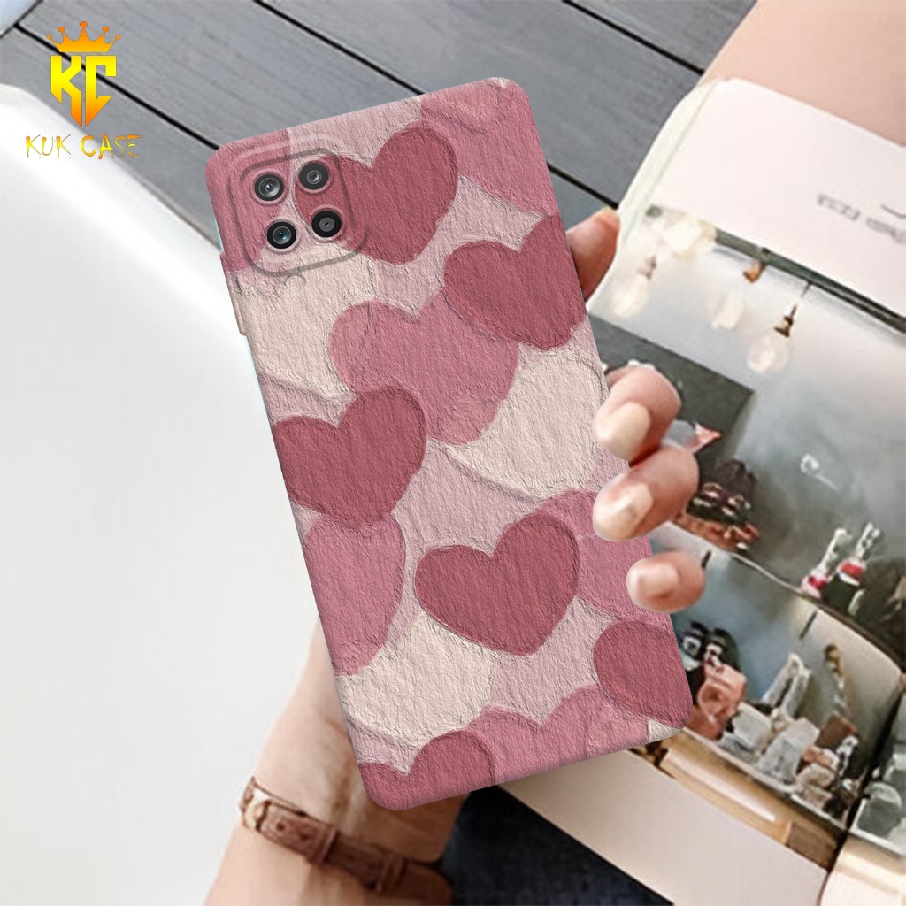 Case Motif SAMSUNG A12 Aesthetic Bahan Softcase silicon Lentur - Skin /  Casing Handpone