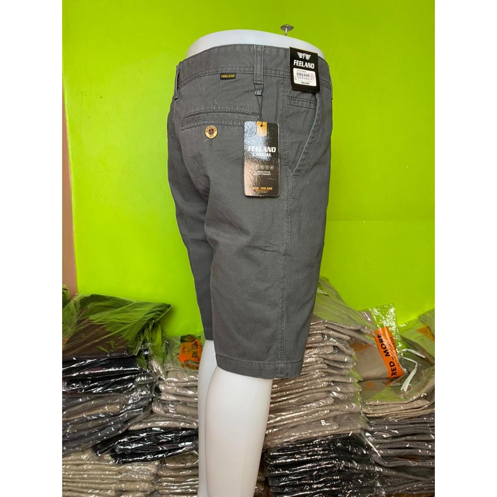 Celana Pendek Pria Bahan Katon Woshing Size 27-38