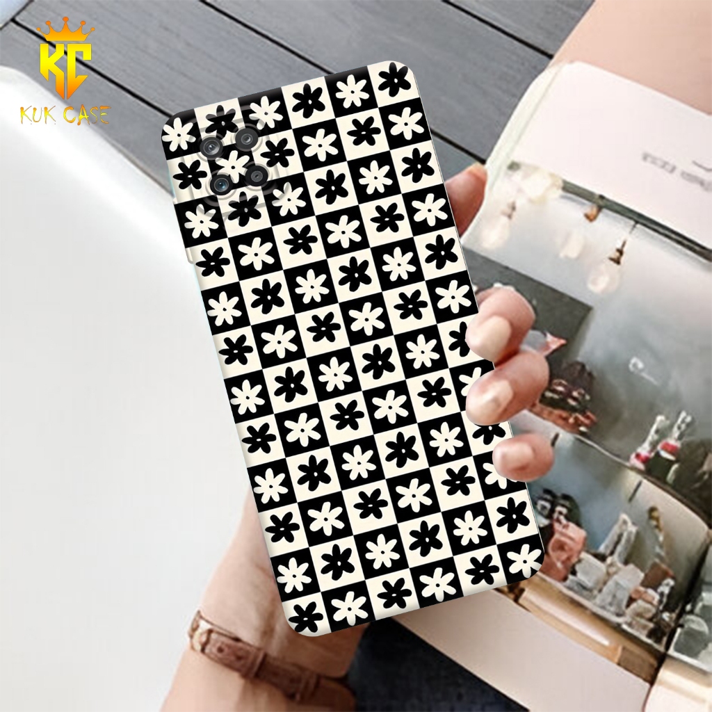 Case Motif SAMSUNG A12 Aesthetic Bahan Softcase silicon Lentur - Skin /  Casing Handpone