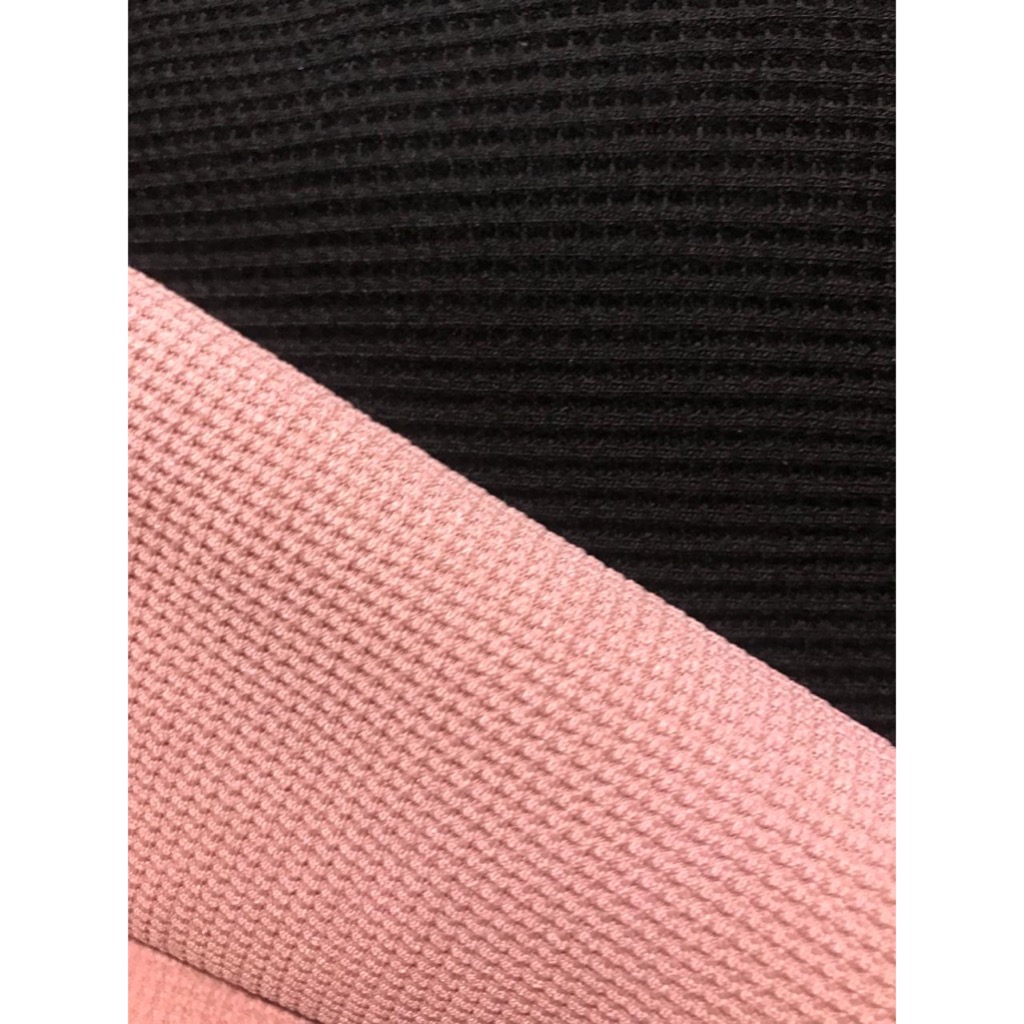 Kain Knit Waffle Uniqlo Bahan Stretch Premium Spandex Melar Meteran