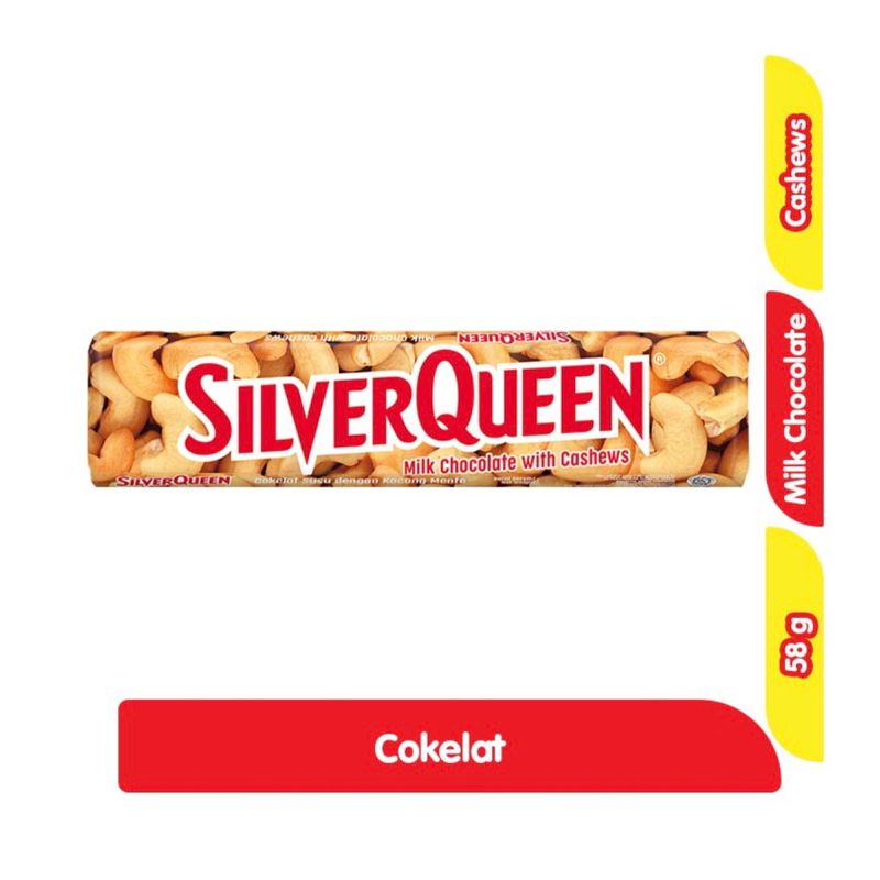 

SILVERQUEEN Milk CHOCOLATE 58gr Exp 2024