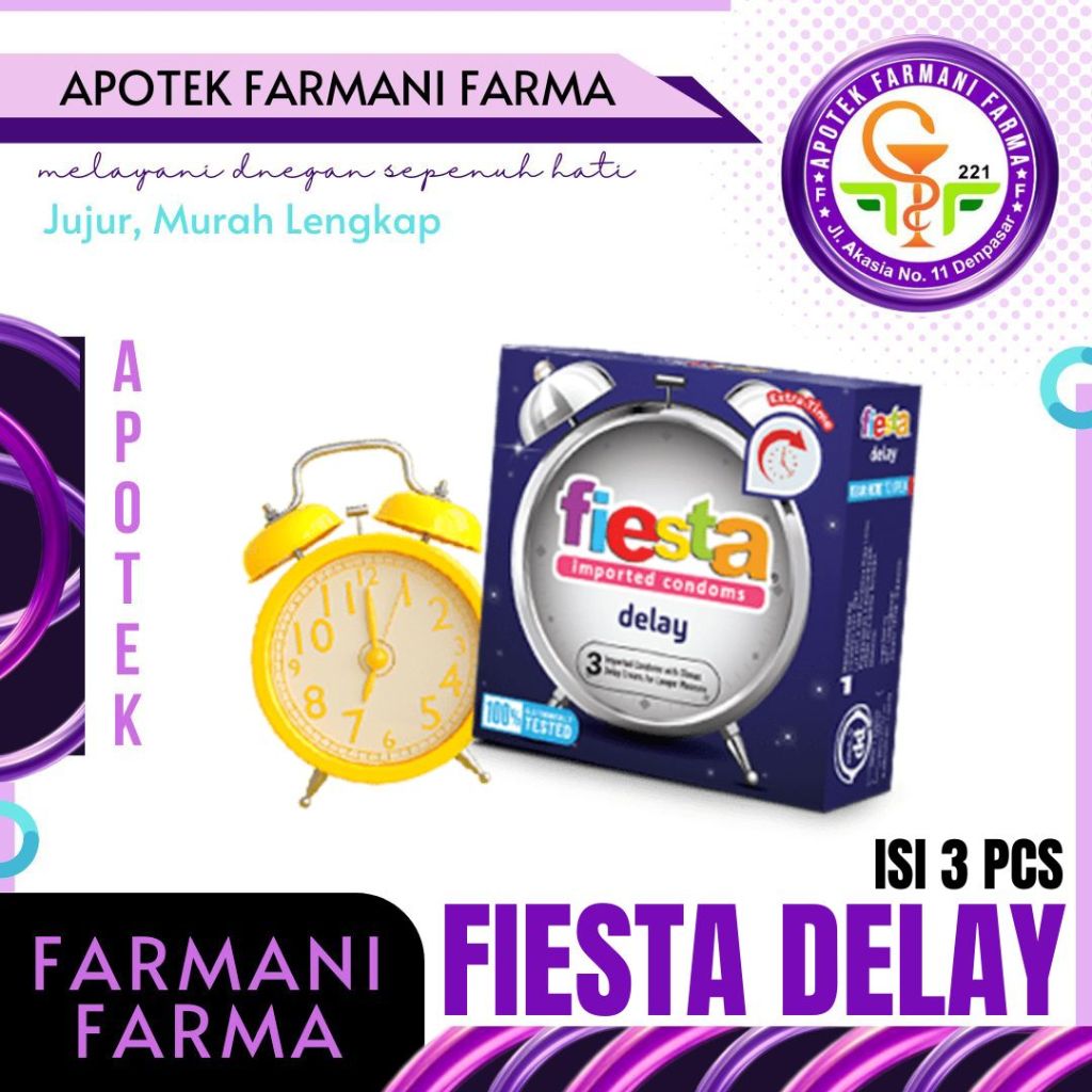 Fiesta Delay Kondom / Kondom Fiesta Tahan Lama