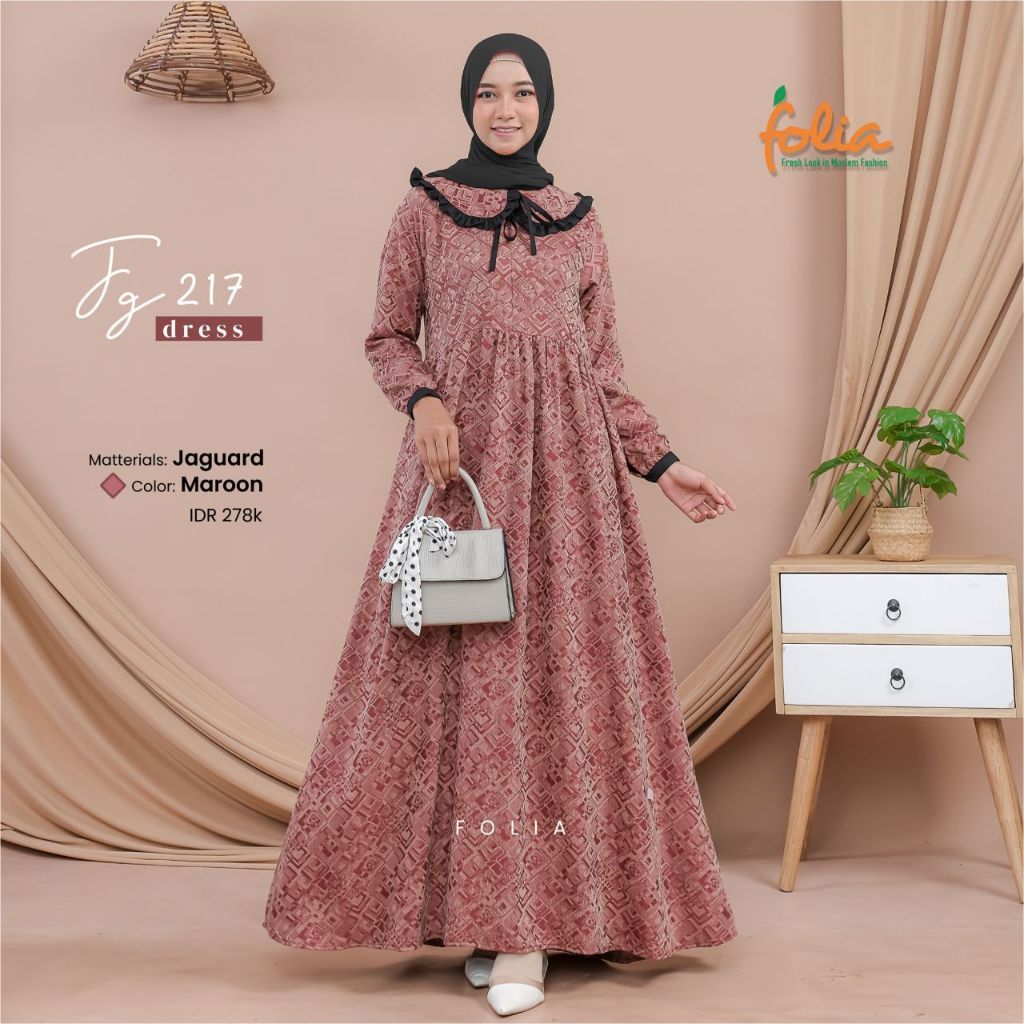 FOLIA FG217 GAMIS DEWASA TERMURAH CUCI GUDANG