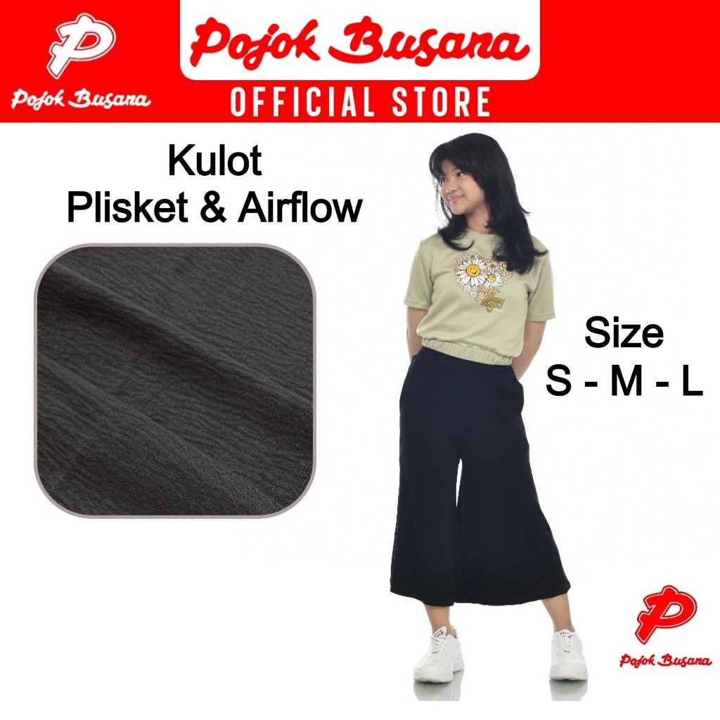 Pojok Busana Celana Panjang Kulot Anak Perempuan - Girl Fashion Pants