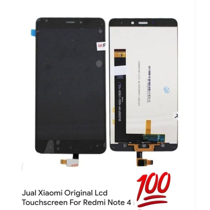 Lcd/Touchsreen Kaca lcd For xiomi Redmi Note 4 Ori