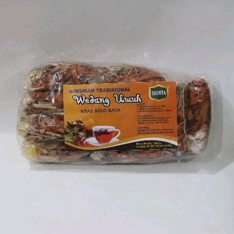 

Wedang Uwuh wuh minuman rempah dengan jeruk nipis isi 10 sacht