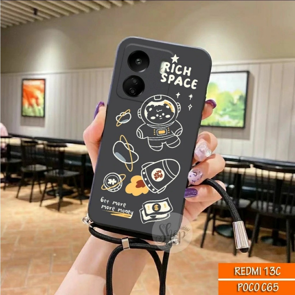 Softcase + Tali REDMI 13C POCO C65 Case REDMI 13C POCO C65 [UV04]