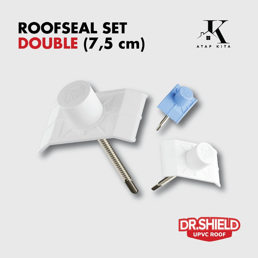 Baut Roofing UPVC Twin ll / Roof Seal Set / Skrup Roofing / Atap UPVC
