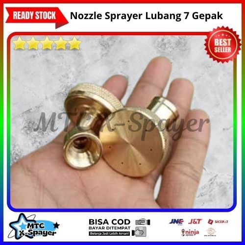 Nozzle Sprayer Lubang 7 Gepak | Nozel Sprayer Lubang 7 Bengkok | Spuyer Lubang 7 | Sprayer Lubang 7