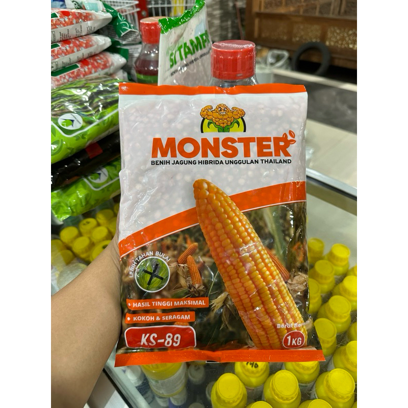 

JAGUNG MONSTER UNGGULAN THAILAND 1KG ANTI BULAI