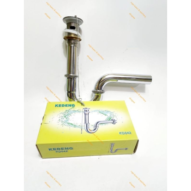 Sifon Leher Angsa KEDENG / Siphon Wastafel / Sifon Angsa Stainless KEDENG