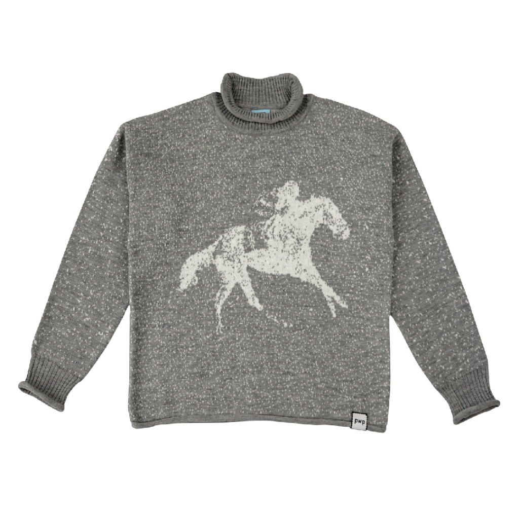 Pattero - Sweater Knit Wanita & Pria Jockey's Joy - Gray