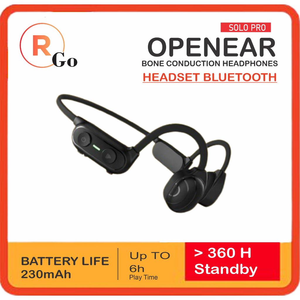 Headphones Wireless Bluetooth Sport Open Ear Solo Pro 55 Bass Original 100%