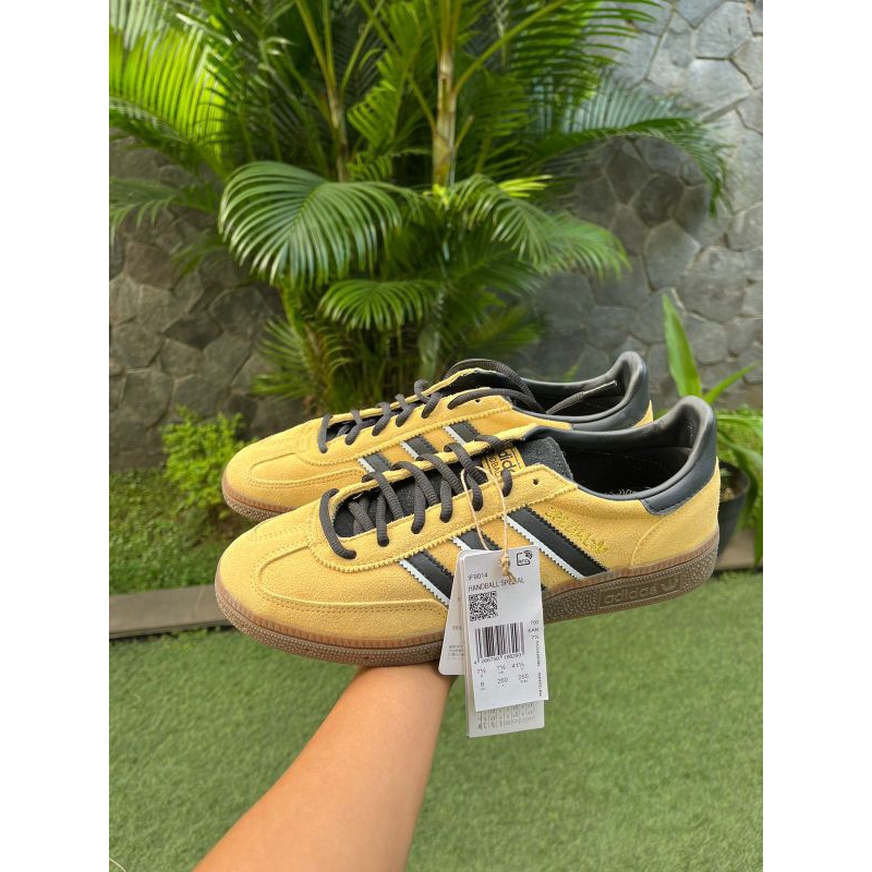 adidas spezial yellow black size 41⅓ bnibwt