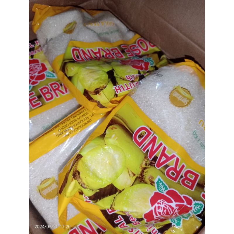 

1 karung isi 20pcs gula rose brand kuning 1kg