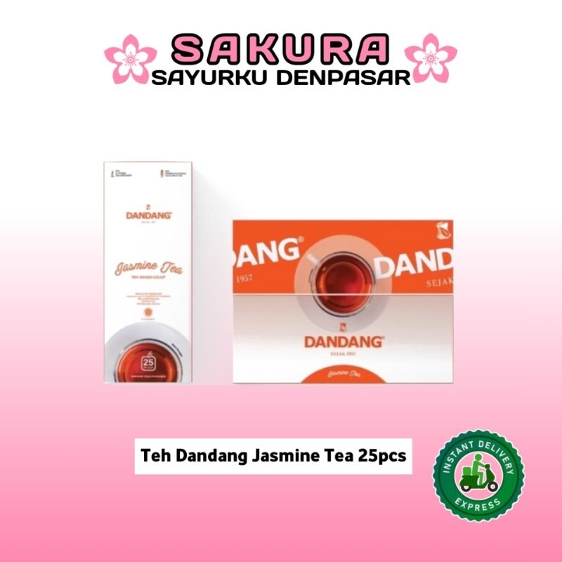 

Teh Celup Cap Dandang Jasmine Tea isi 25 kantong - SAKURA