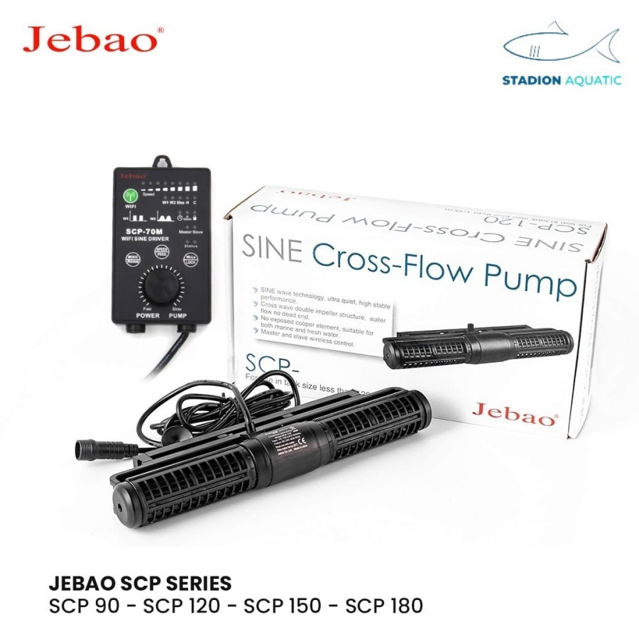 Jebao Cross Flow Wavemaker SCP 90 (Wavemaker Air Laut 10200 Lph)