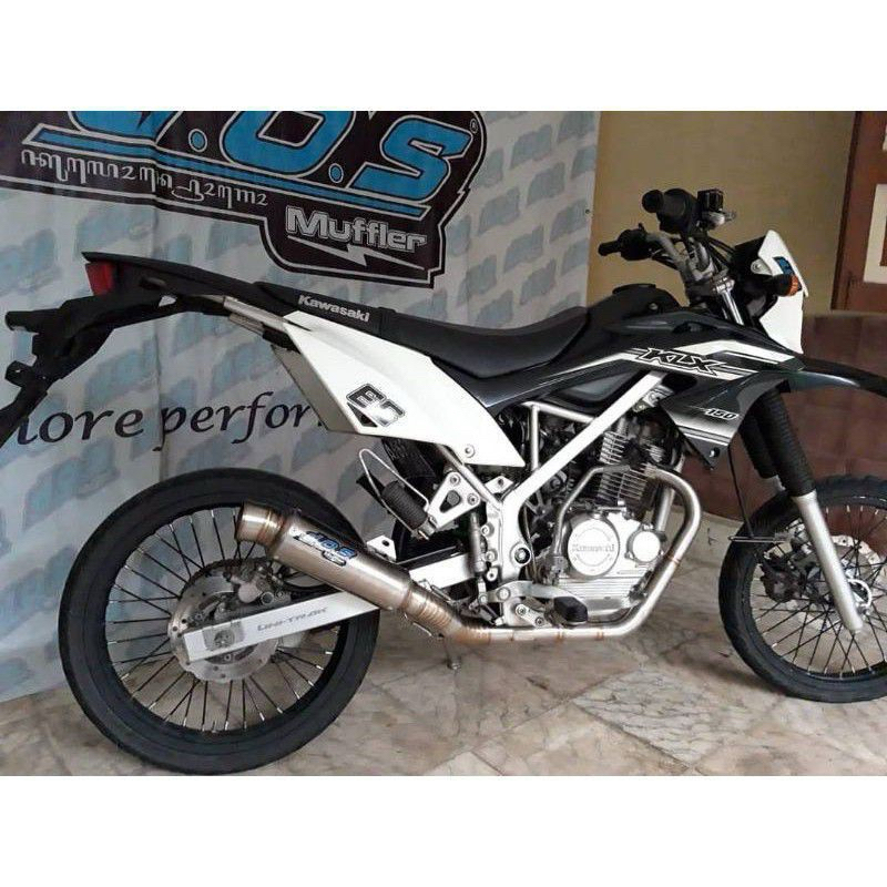 knalpot DOS kolong KLX CRF D Tracker