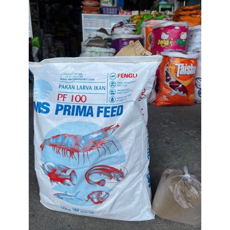 pakan PF 100 kemasan karung 10kg