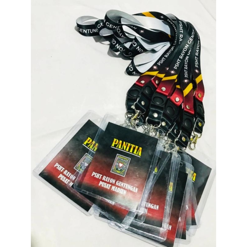 

[Paket Hemat] Lanyard + Id card + Frame plastik mika cetak 1 sisi