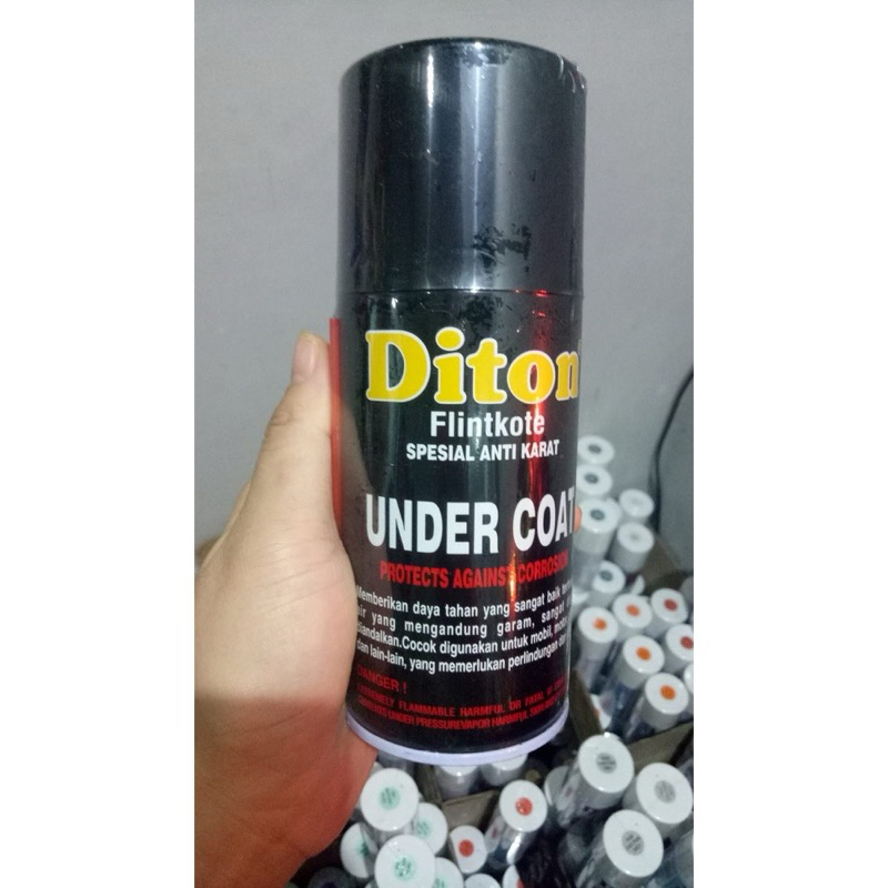 Pilox DITON Cat Semprot Flintkote Flinkote Undercoat Dasar Anti Karat Rangka Motor Mobil