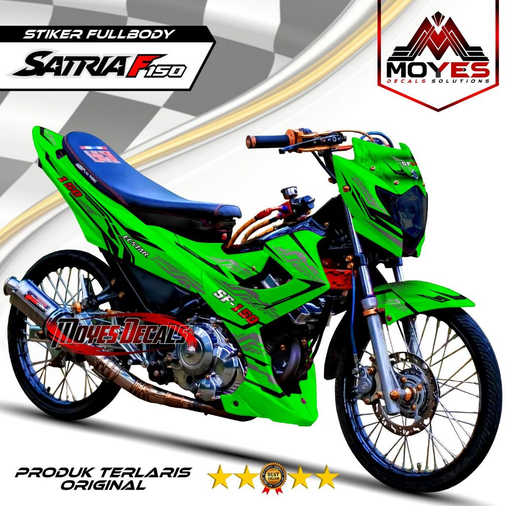 Decal Motor Satria FU Facelift - Stiker Motor Satria FU Facelift Fullbody Premium - Variasi Motor Su