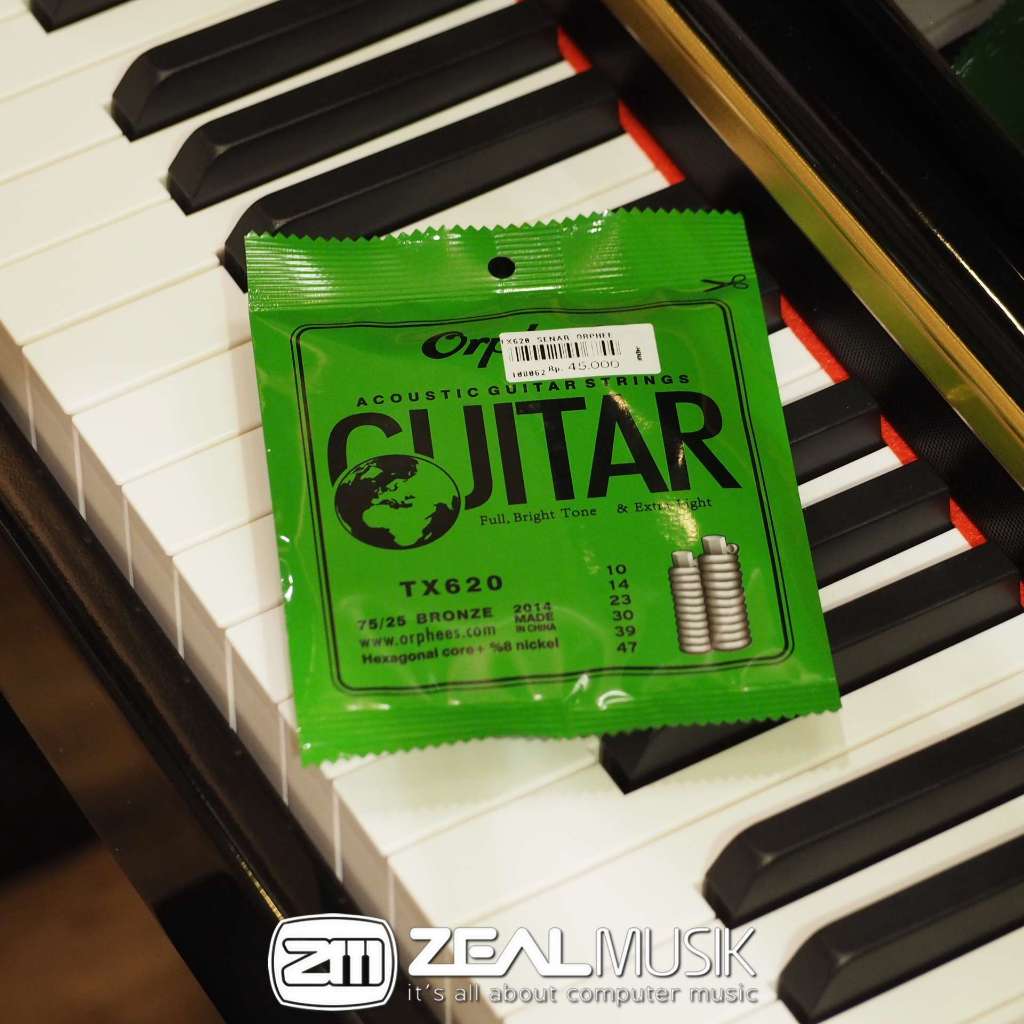 Orphee TX620 Senar Gitar Akustik 010 / 047 - Acoustic Guitar Strings - Zeal Musik Jogja