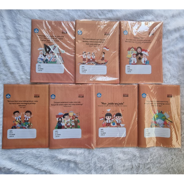 

Sampul buku fancy isi 25 lembar /sampul buku coklat
