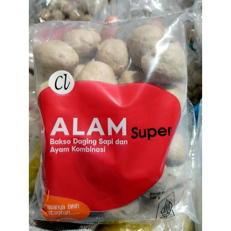 

Bakso Baso Alam Super CL Isi 25 Butir VANYA19