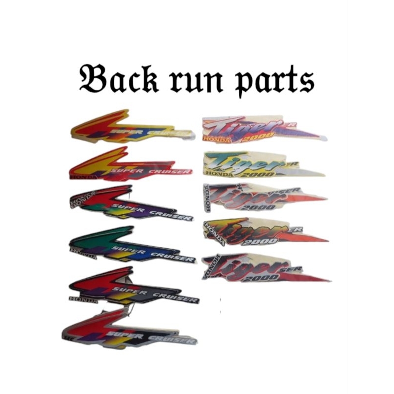 polet honda tiger lawas striping honda tiger lawas