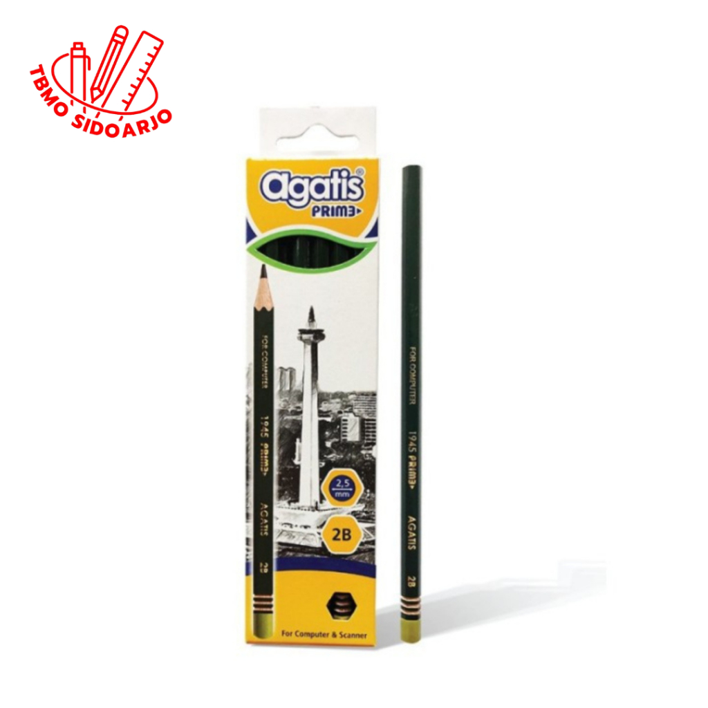

TBMO Pensil 2B Agatis Prime Green Edition Per Pack Isi 12 pcs