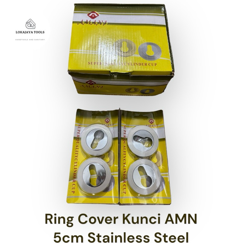 Ring Cover Kunci Penutup Lubang Kunci Cylinder Cup Amani 5cm Model Bulat