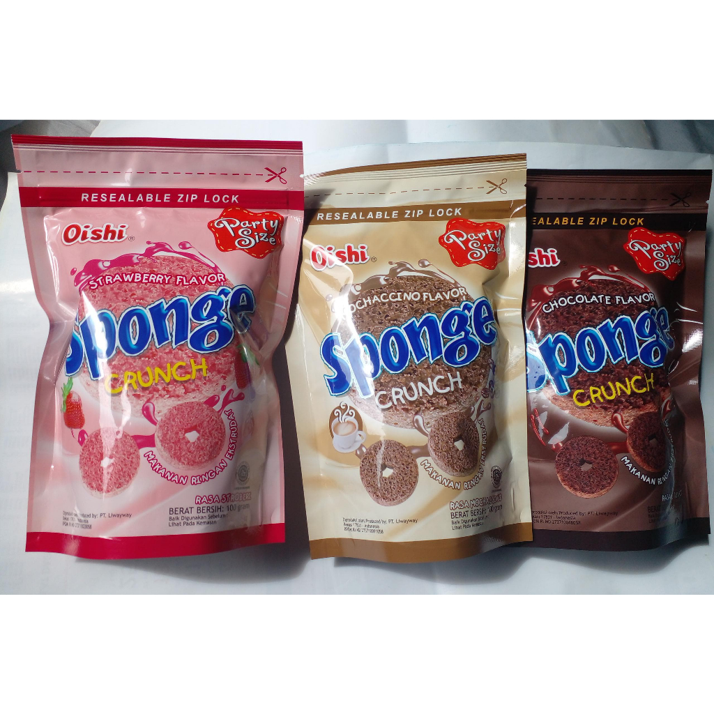 

OISHI Sponge 100 gr TERMURAH jajan camilan ringan snack