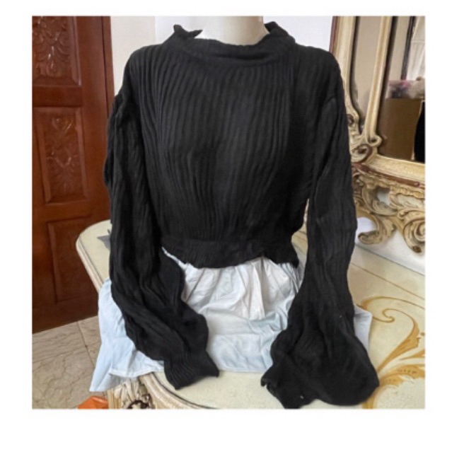 INGNI Rajut Lengan Balon