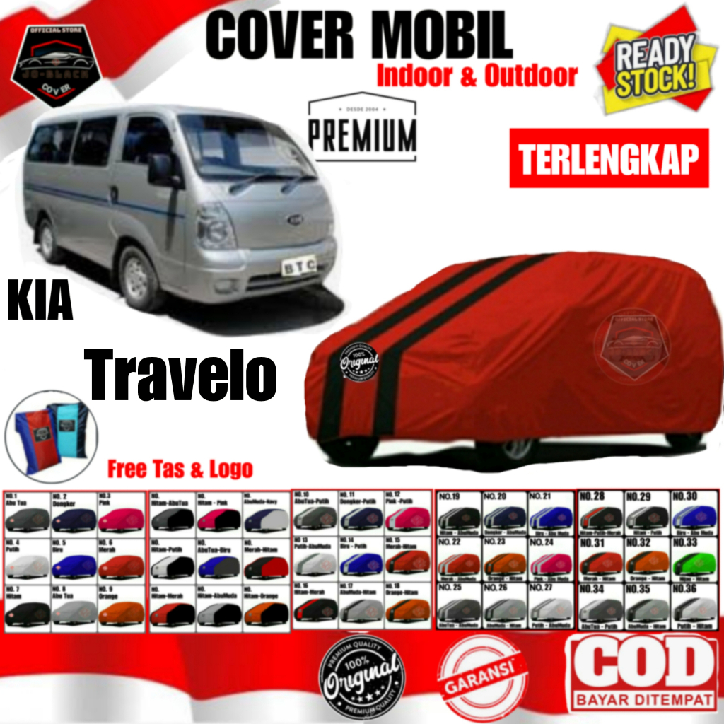 Cover Mobil Kia travelo / Sarung Mobil Kia taravelo / Cover Mobil Kia travelo / Cover Mobil Bahan Po