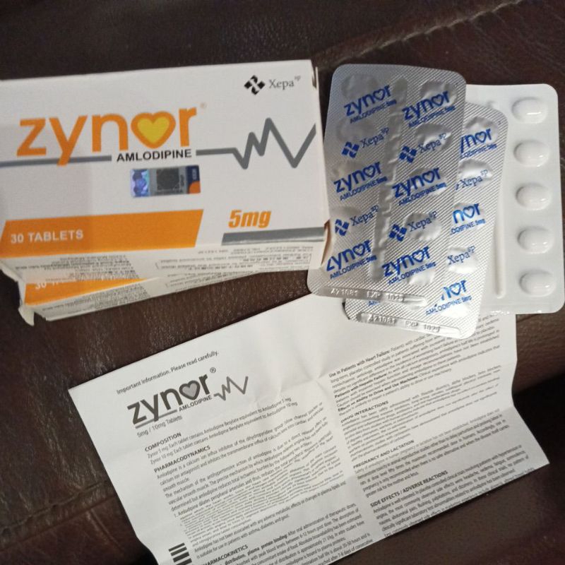 zynor amlodipine 5mg