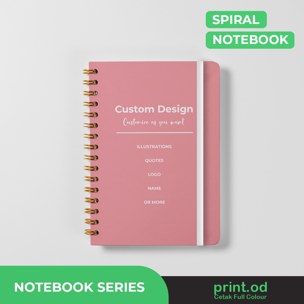 

Notebook Spiral - Desain Sesuai Permintaan Kamu