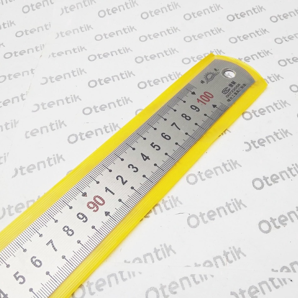 

PENGGARIS BESI 1 CM 1 MM 1 METER STEEL RULER 4 INCH